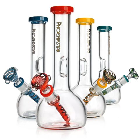 Phoenixstar Quartz Ice Beaker Glass Bong