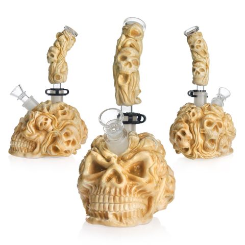 Bone Pile Skull Bong