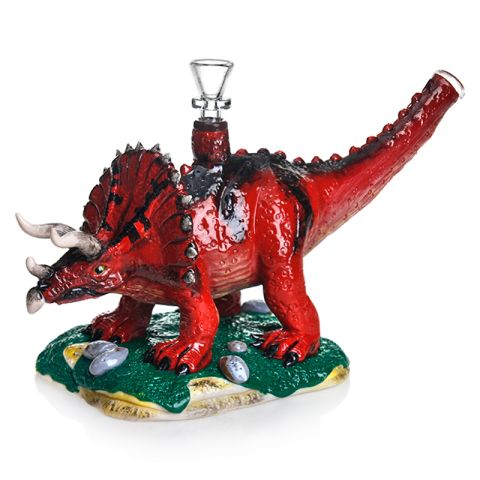 Triceratops 3D Glass Bong