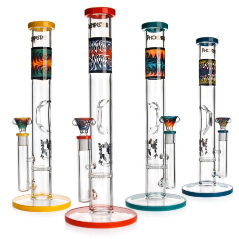 Phoenixstar Honeycomb Percolator Straight Bong