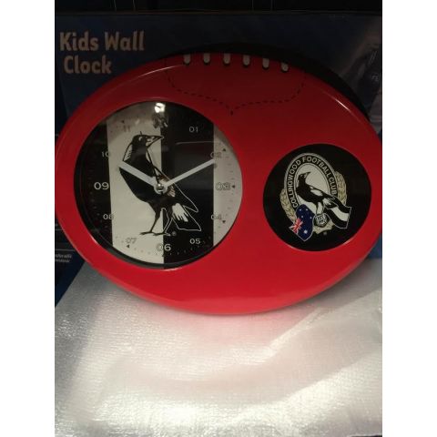 AFL Kids Clock Collingwood