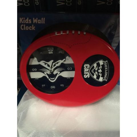 AFL Kids Clock GEELONG CATS