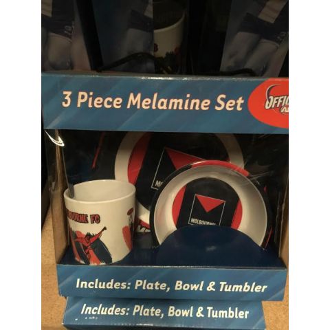 AFL 3 PIECE MELAMINE SET