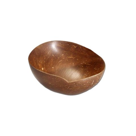coconut Bowl With Leaf Print