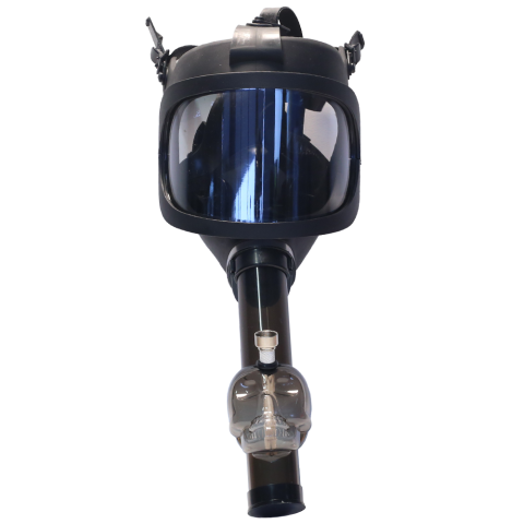 GAS MASK BONG Metal Silver