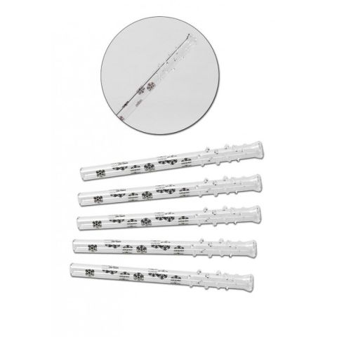 Glass Snorter 'Snow' with Pimples