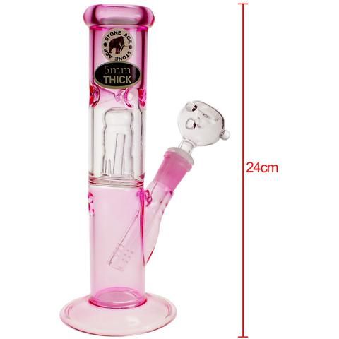 Stone Age With Tar Catcher Pink - Cheap Glass Bongs