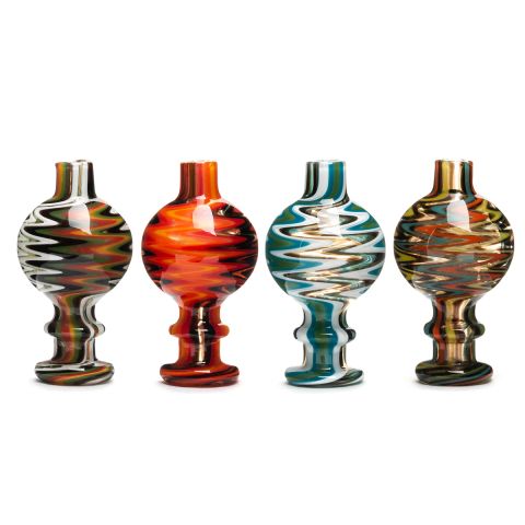 Glass Bubble Ball Banger Colors Carb Cap 