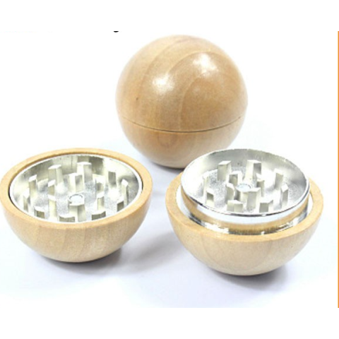 2 Parts Wood Herb Grinder 