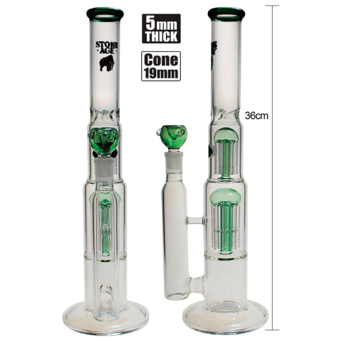 Stone Age withTwin Multi Prong Tar Catcher Green
