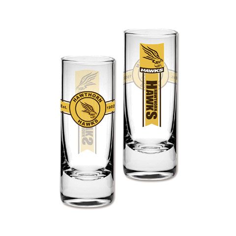 HAWTHORN HAWKS 2 Shots Glasses