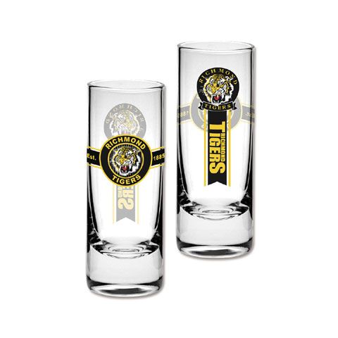 RICHMOND TIGERS 2 Shots Glasses