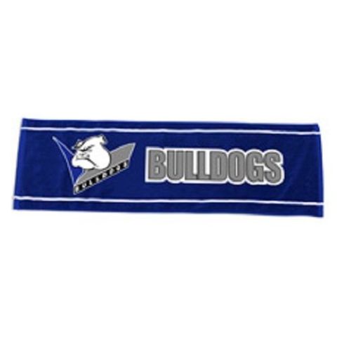 Velour Team Bar Towel BullDogs  