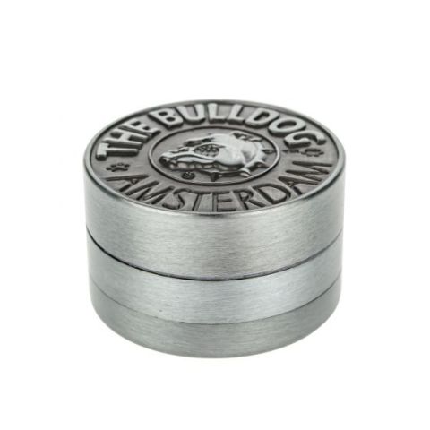 3-Part Metal Grinder The Bulldog - Silver