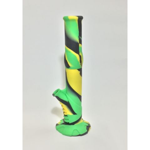 LARGE STRAIGHT SILICONE BONG