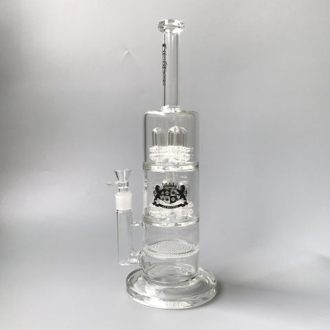 OLS Large 6 Dual Tar Catcher with Single Honeycomb Perculator