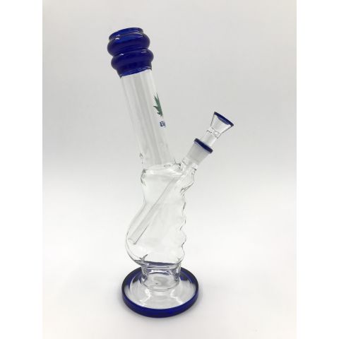 OLS FULL GLASS BONG HANDLE OF LIFE BL