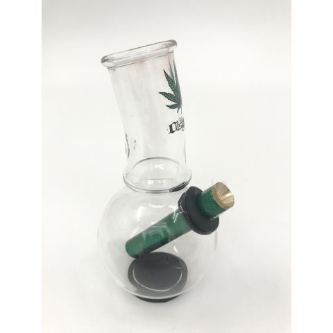 Glass mini bonza bubble with motiff