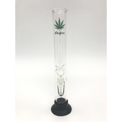 OLS GLASS CYLINDER WITH RUBBER BASE L