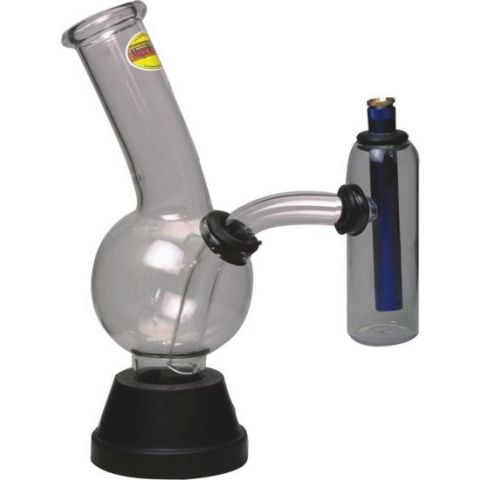 Glass bong bent bubble with bonza hamber