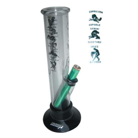 Glass bong zodiac waterpipe bonza
