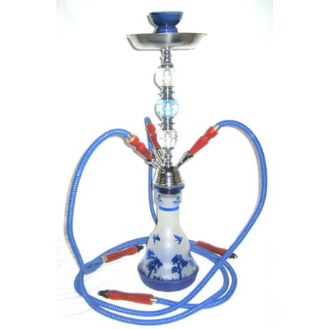 3 hoses large hookah with case