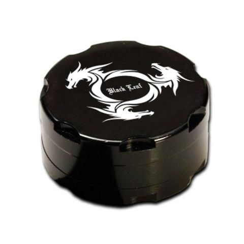 Black Leaf Dragon Wheel Aluminium Grinder