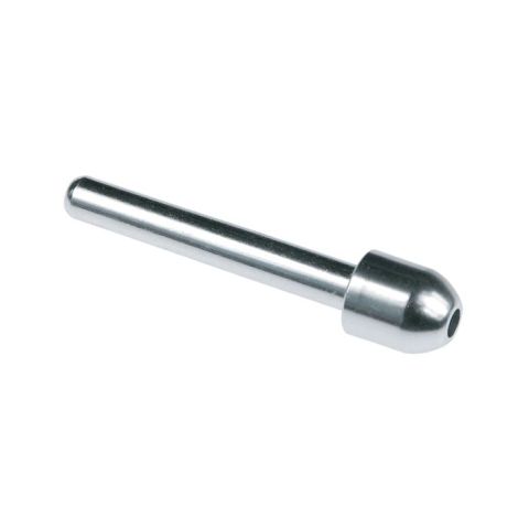 Aluminium Bulb End Snorter, Silver