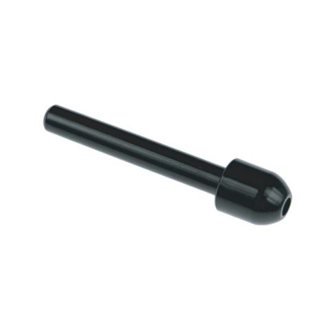 Aluminium Bulb End Snorter, Black