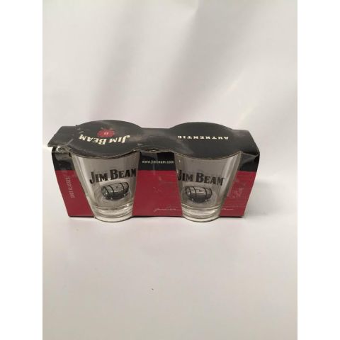 JimBeam 2 shots glasses