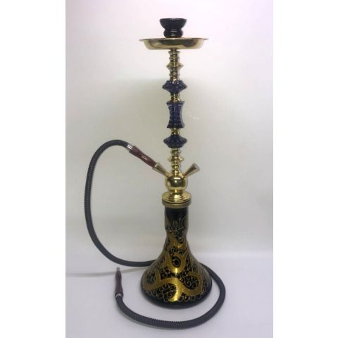 Hookah Black and Gold 69cm
