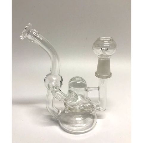 OLS FULL GLASS OIL PERCULATOR BONG
