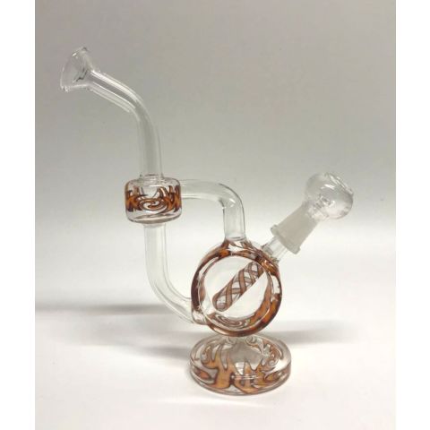 OLS FULL GLASS OIL PERCULATOR BONG