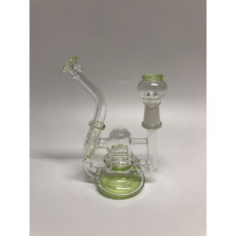 OLS FULL GLASS PERCULATOR MINI BONG