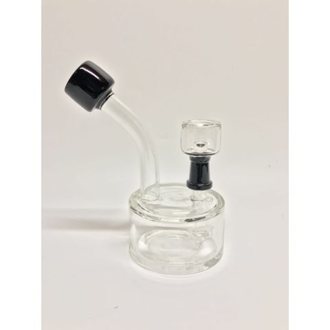 OLS FULL GLASS MINI PERCULATOR BONG
