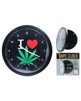  I Love Weed Safe Clock