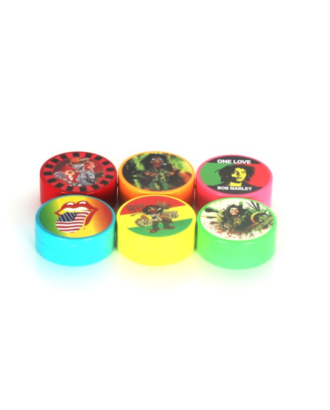 Quality Colorful 2 Layers Custom Plastic Herb Grinder 