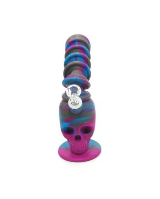 Silicone  Skull Collapsible Bong 24cm