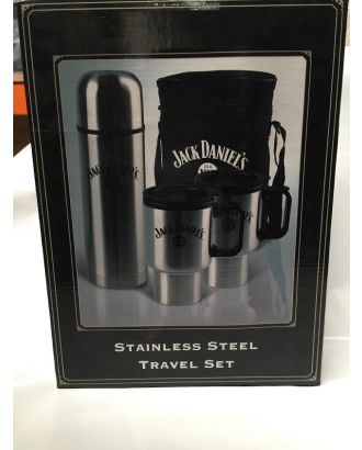 JACK DANIEL Stainless Steel Travel Set