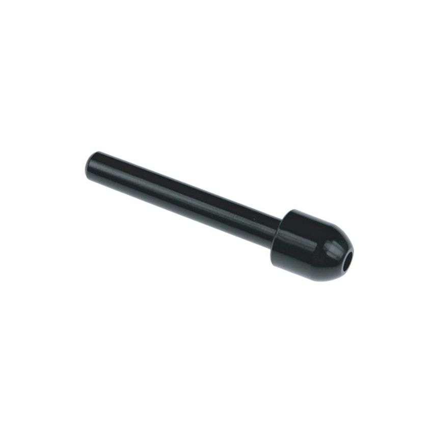 Aluminium Bulb End Snorter, Black