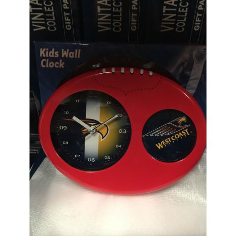AFL Kids Clock WESTCOAST EAGLE