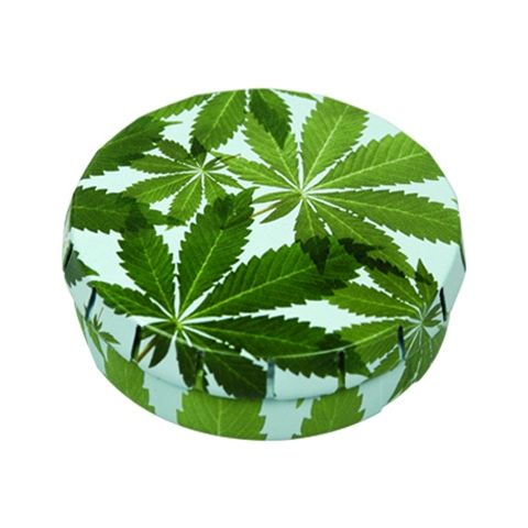 Click Clack Box (Ø5,5cm) Marihuana leaf 2
