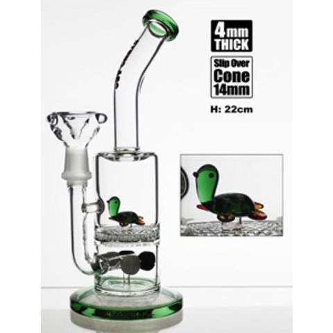 Stone Age With Turtle & Honeycomb Perc Green 