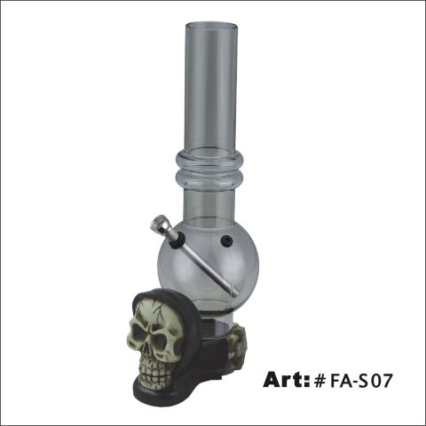 Acrylic Bong 14 Skull Base