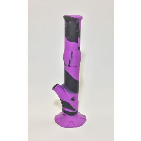 LARGE STRAIGHT SILICONE BONG