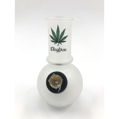 OLS Glass bong frosted waterpipe bonza