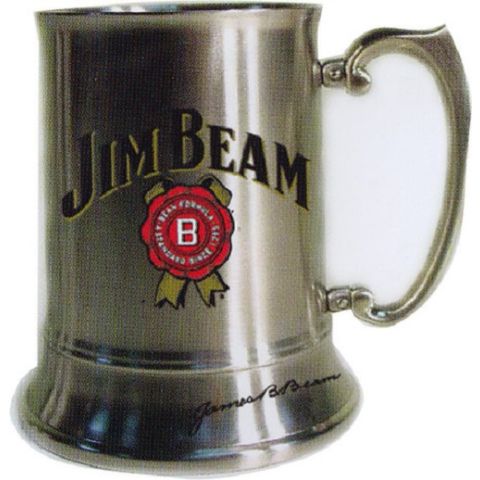 Jim Beam Label Stainless Steel Tudor 480ml/16oz