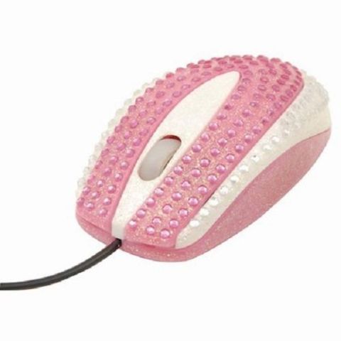 BlingBling Pink USB Mouse  