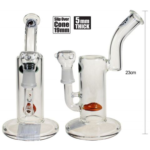 Stone Age glass bong With Tar Catcher (23cm)