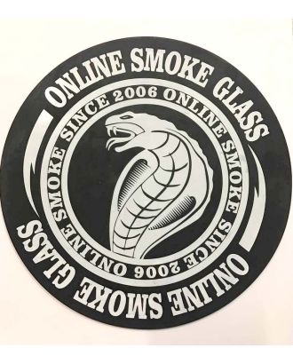 Soft Rubber Bong Mat" Cobra"